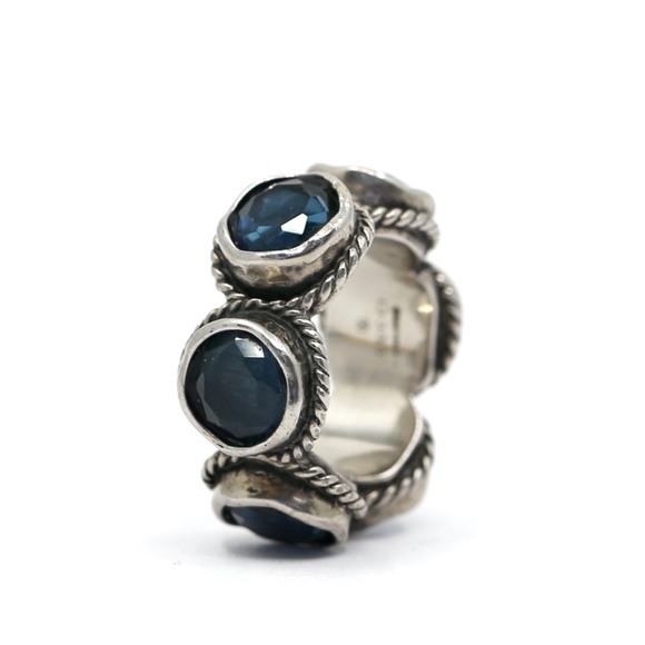 Gucci Gem Stone Blue Ring - Picture 1 of 12